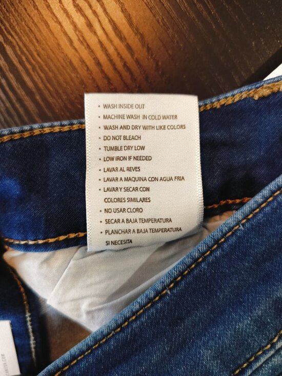 Kancan High Rise Skinny Jeans Size 9/28 Stretch Blue Denim Super Skinny Fit * - Picture 11 of 11